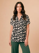 Blusa Guayabera Negra