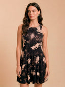 Vestido Trini Tie Dye Negro