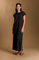 Vestido Largo Basico Negro