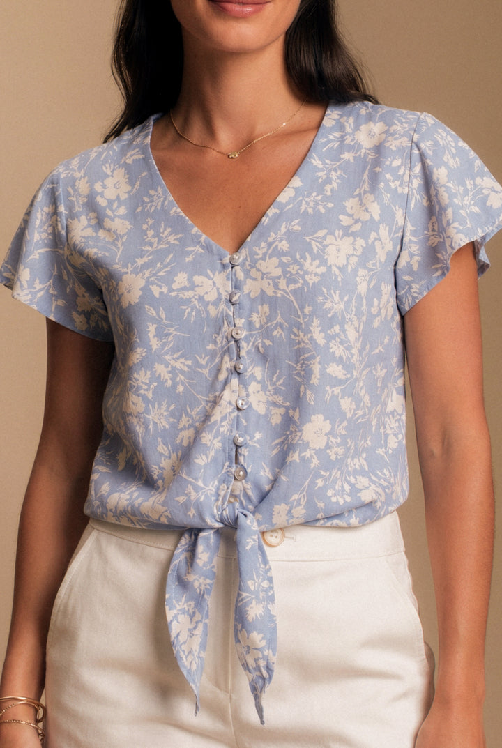 Blusa Catala Celeste