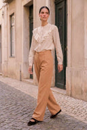 Pantalón Pinza Camel