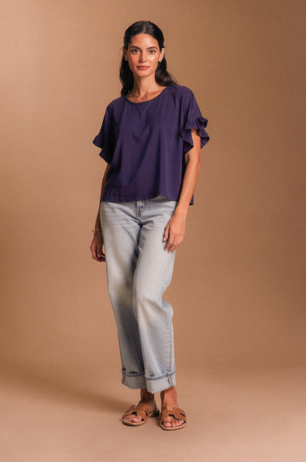 Polera Vera Azul Marino