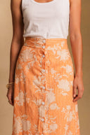 Falda Greta Naranja