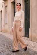 Pantalón Pinza Crudo