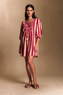 Vestido Indira Burdeo