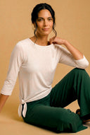 Polera Nudo Blanca