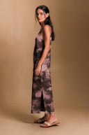 Vestido Galia Tie Dye Negro