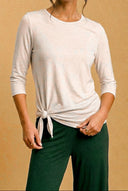 Polera Nudo Blanca
