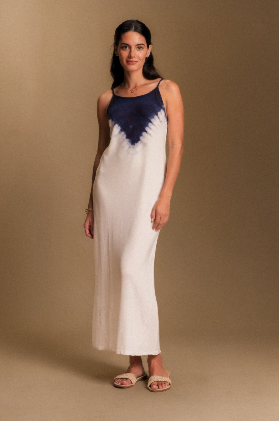 Vestido Galia Tie Dye Azul