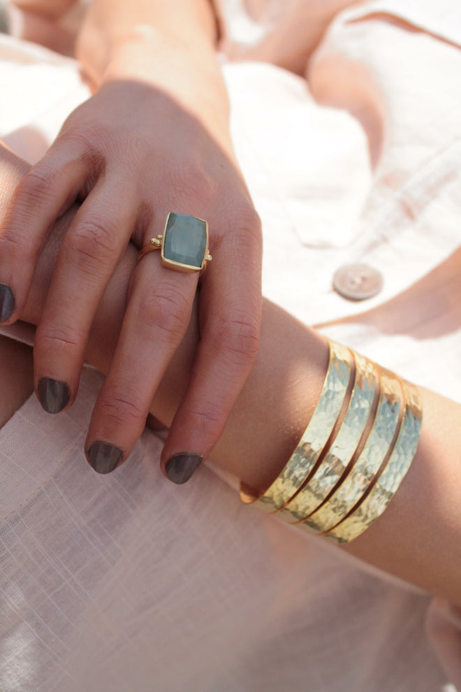 Anillo Aqua oro